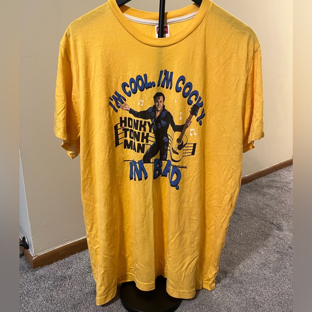 HOMAGE Yellow Honky Tonk Man Tee